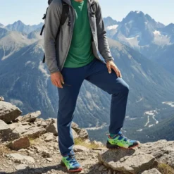 Chaussures de marche ultra-légères unisexe voxor go vert bleu 42