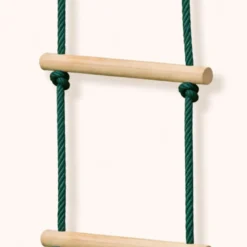 Échelle suspendue en bois pour portique