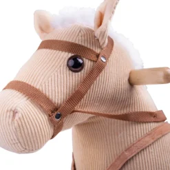 Cheval à bascule en corde de bois