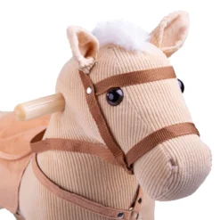 Cheval à bascule en corde de bois