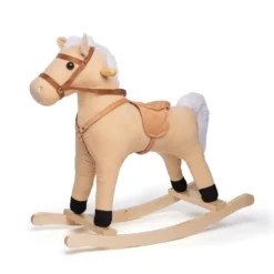 Cheval à bascule en corde de bois