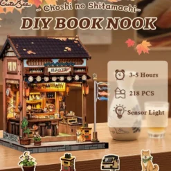 Choshi no shitamachi - maquette booknook serre-livre