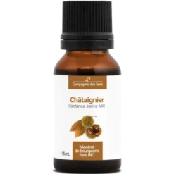 Châtaignier bio - 15ml (castanea sativa) – macérat concentré de bourgeons frais 15