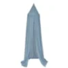 Ciel de lit bleu 250 cm