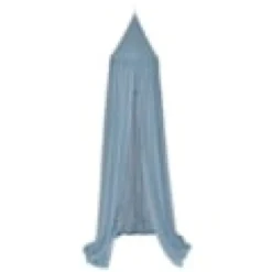 Ciel de lit bleu 250 cm
