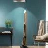 Clara - objet décoration bois teck branche naturelle 'l'