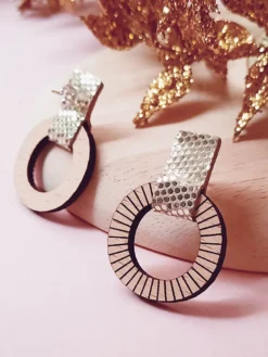 Clous d'oreilles lollipops abeille