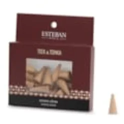 Cônes d'encens à faire brûler Teck & Tonka Esteban 18 g
