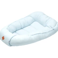 Cocon réducteur lit coton nid bleu 0 -