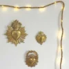 Coeur ex-voto grand modèle doré