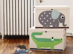 Coffre à jouets crocodile