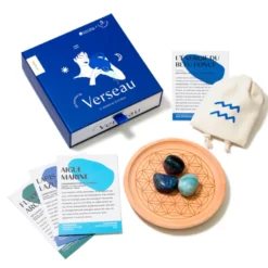 Coffret astro lithothérapie Verseau