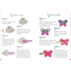 Coffret barrettes paillettes licornes