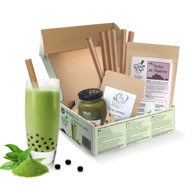 Coffret bubble tea Matcha Latte