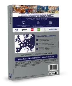Coffret cadeau all accor - weekend de charme