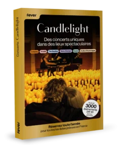 Coffret cadeau candlelight - concerts à la bougie