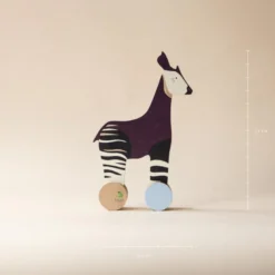 Coffret cadeau jouet en bois l'okapi