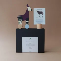 Coffret cadeau jouet en bois l'okapi