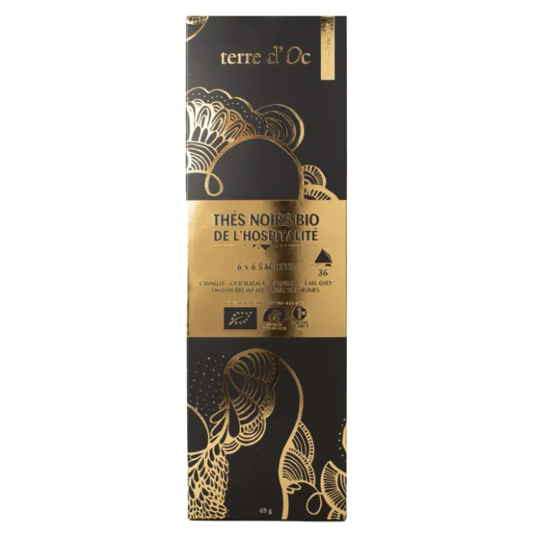 Coffret découverte thés noirs bio