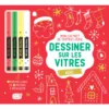 Coffret dessiner sur les vitres Noël