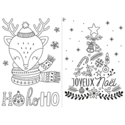 Coffret dessiner sur les vitres Noël