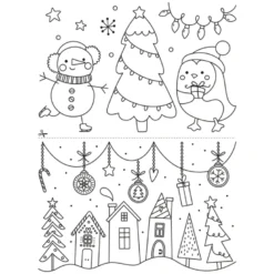 Coffret dessiner sur les vitres Noël