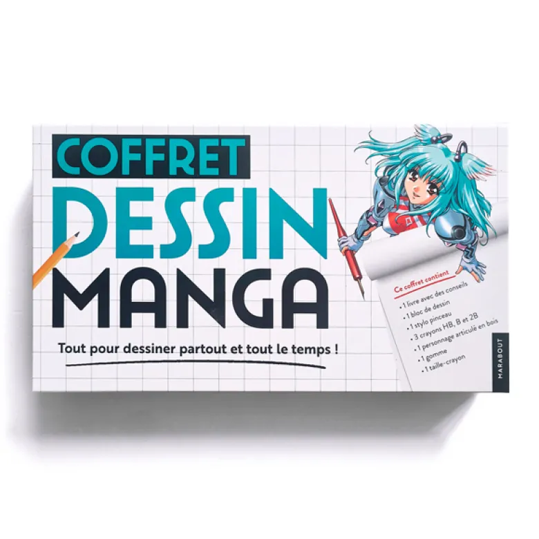 Coffret dessin nomade manga