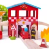 Coffret de train de caserne de pompiers