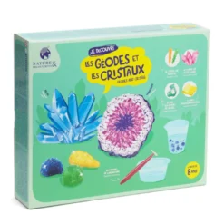 Coffret fabrique tes cristaux et géodes