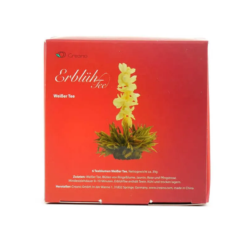 Coffret 6 fleurs de thé blanc