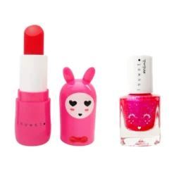 Coffret fuchsia baume et vernis - cerise