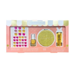 Coffret glitter doré - cheesecake papaye