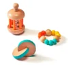Coffret 3 hochets Montessori