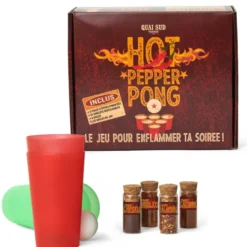 Coffret jeu 4 piments Hot pepper pong