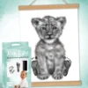 Coffret kit empreintes affiche lionceau