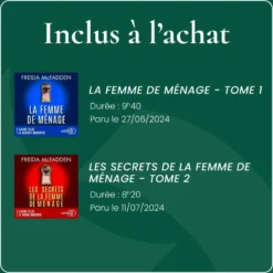 Coffret livre audio - la femme de ménage