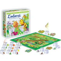 Coffret L'odorat jeu d'éveil sensoriel découverte des odeurs méthode Montessori