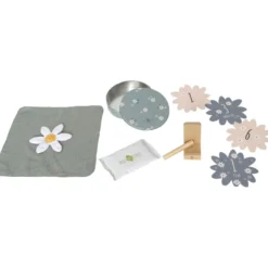 Coffret naissance à empreintes daisy blue