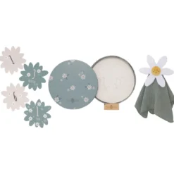 Coffret naissance à empreintes daisy blue