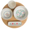Coffret plateau et ses 4 bols donna