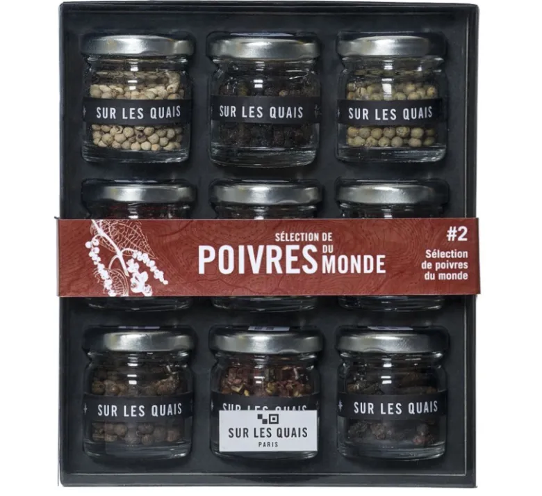 Coffret 9 poivres