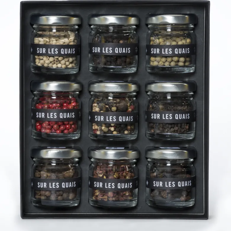 Coffret 9 poivres