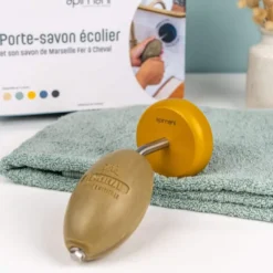 Coffret porte-savon écolier – jaune