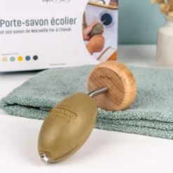 Coffret porte-savon écolier – naturel