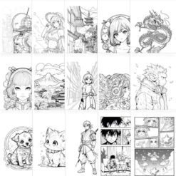 Coffret Professional Studio initiation au dessin manga pour enfants