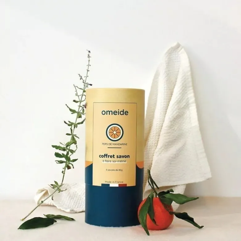 Coffret savon diy mandarine