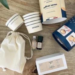 Coffret savon diy mandarine