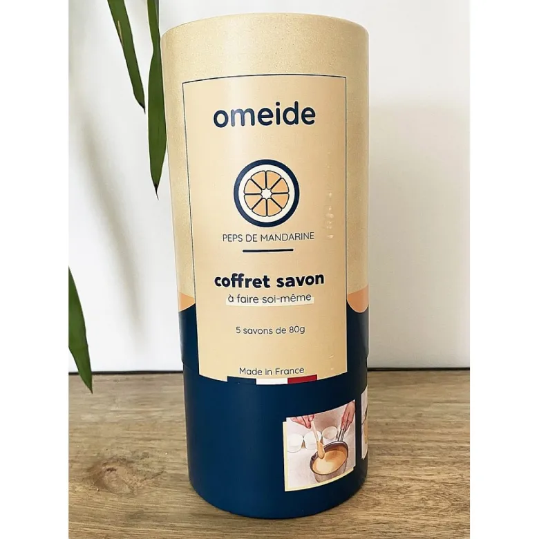 Coffret savon diy mandarine