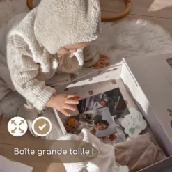 Coffret souvenirs bébé complet - ourson