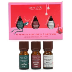 Coffret 3 synergies Hiver réconfortant, Pin étincelant, Offrandes d'hiver